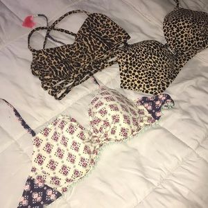 Bundle of 3 large bikini tops !